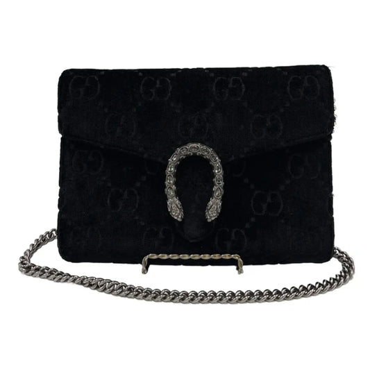 Gucci Dionysus GG Velvet Chain Wallet Luxury Handbag