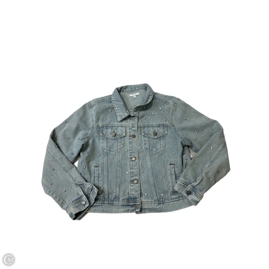 Jacket Denim By Veveret In Blue, Size: L