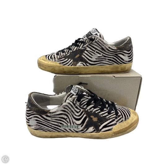 Golden Goose Super-Star Calf Hair Luxury Sneakers, Size: 9 (40)