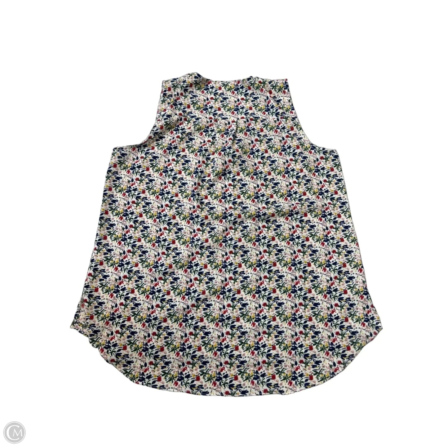 Top Sleeveless By Gibson In Floral Print, Size: L