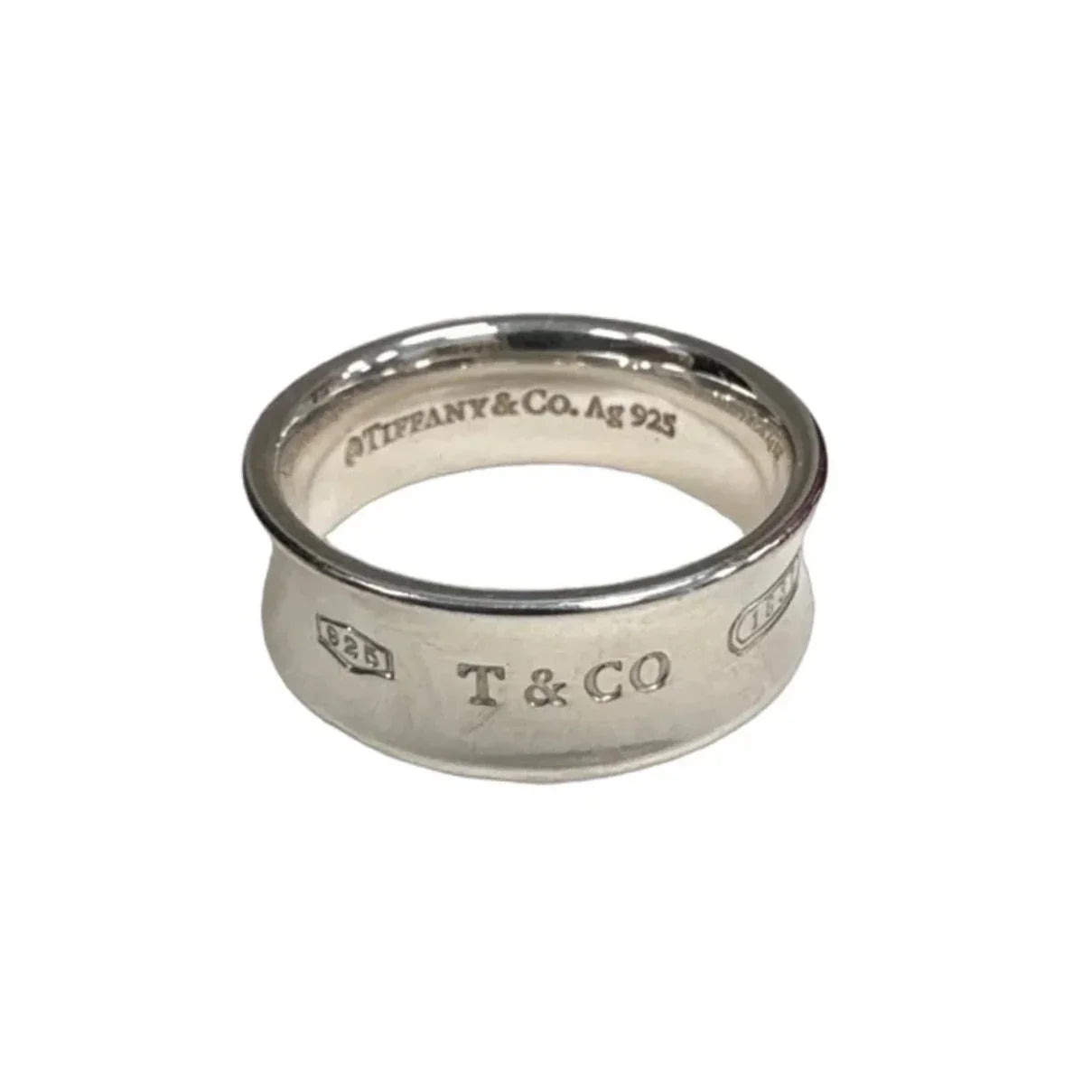 Tiffany & Company 1837 T & Co. 925 Luxury Ring, Size: 6