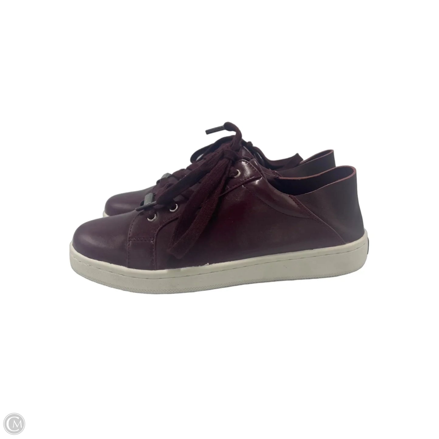 Shoes Flats By Calvin Klein In Maroon, Size: 9