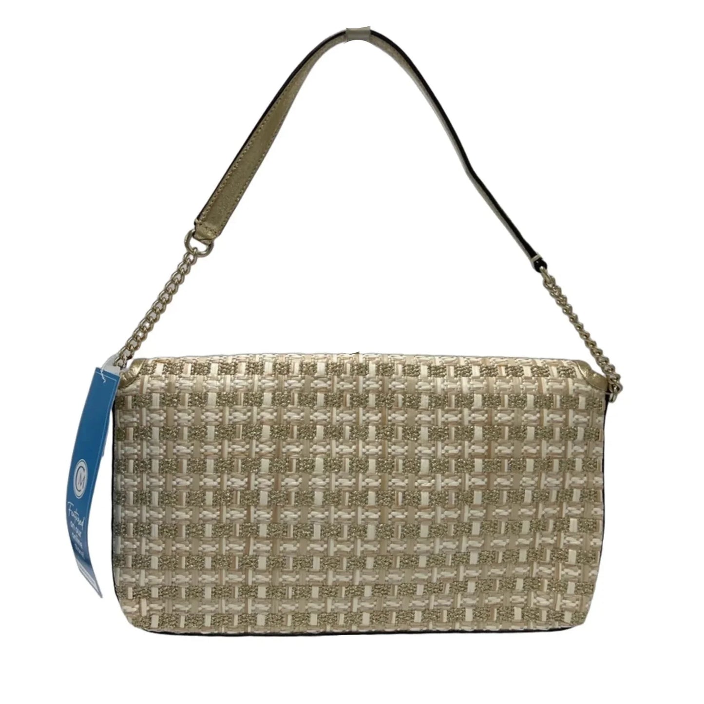 Handbag Designer By Kate Spade Tweed/Cream