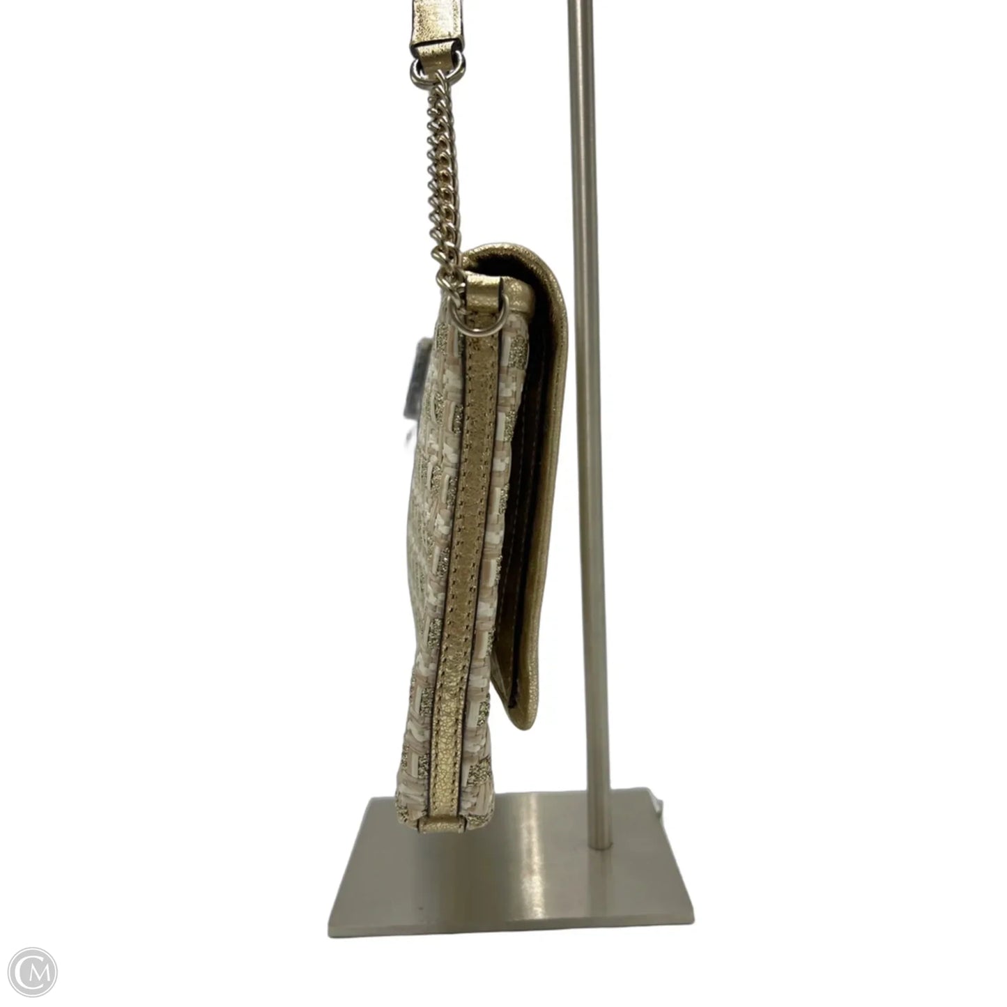 Handbag Designer By Kate Spade Tweed/Cream