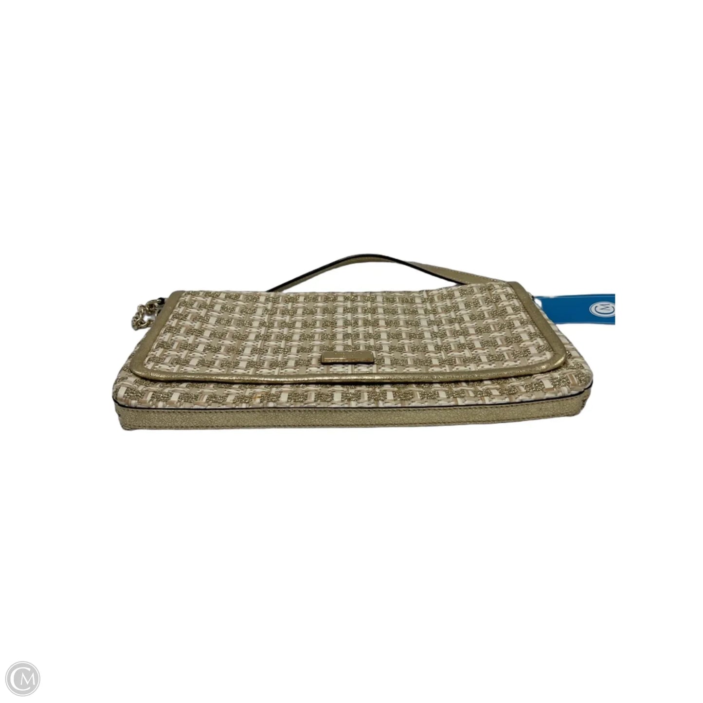 Handbag Designer By Kate Spade Tweed/Cream