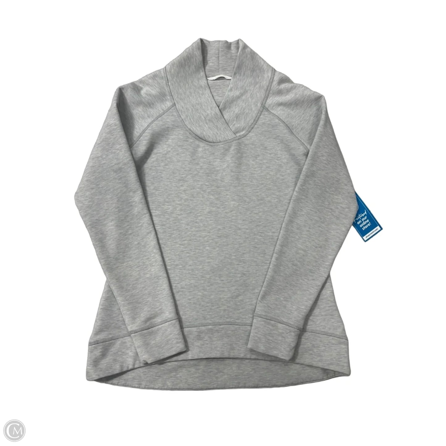 Athletic Sweatshirt Crewneck By Athleta In Grey, Size: M