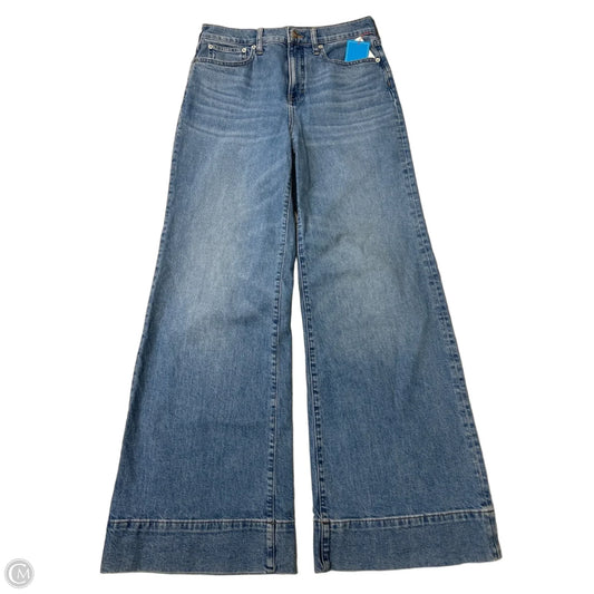 Jeans Wide Leg By J. Crew In Blue, Size: 8