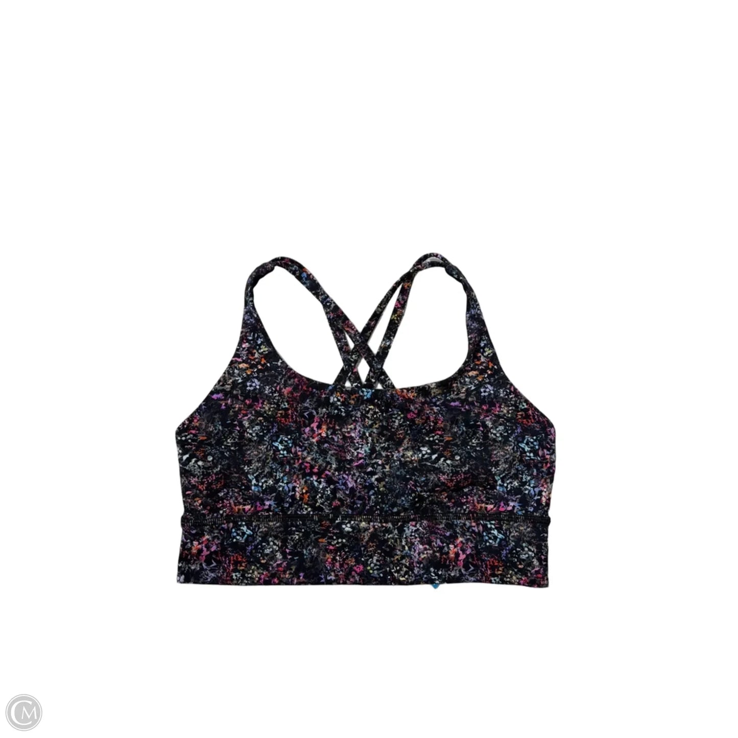 Athletic Bra By Lululemon In Floral Print, Size: M