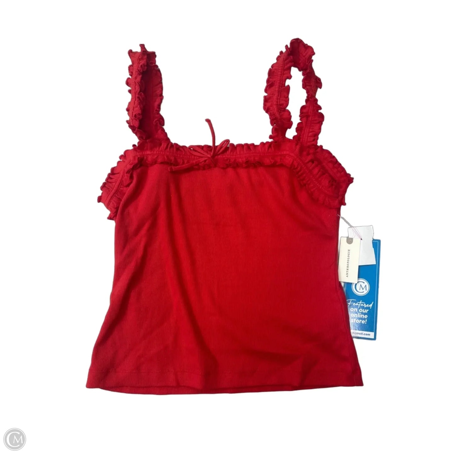 New! Top Sleeveless By Maeve In Red, Size: L