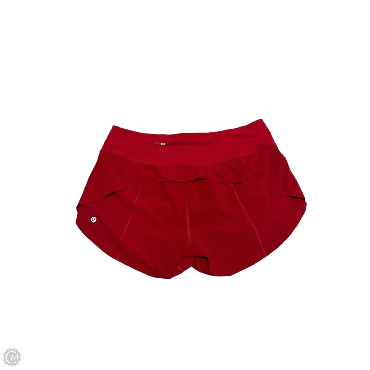 Athletic Shorts By Lululemon In Red, Size: M