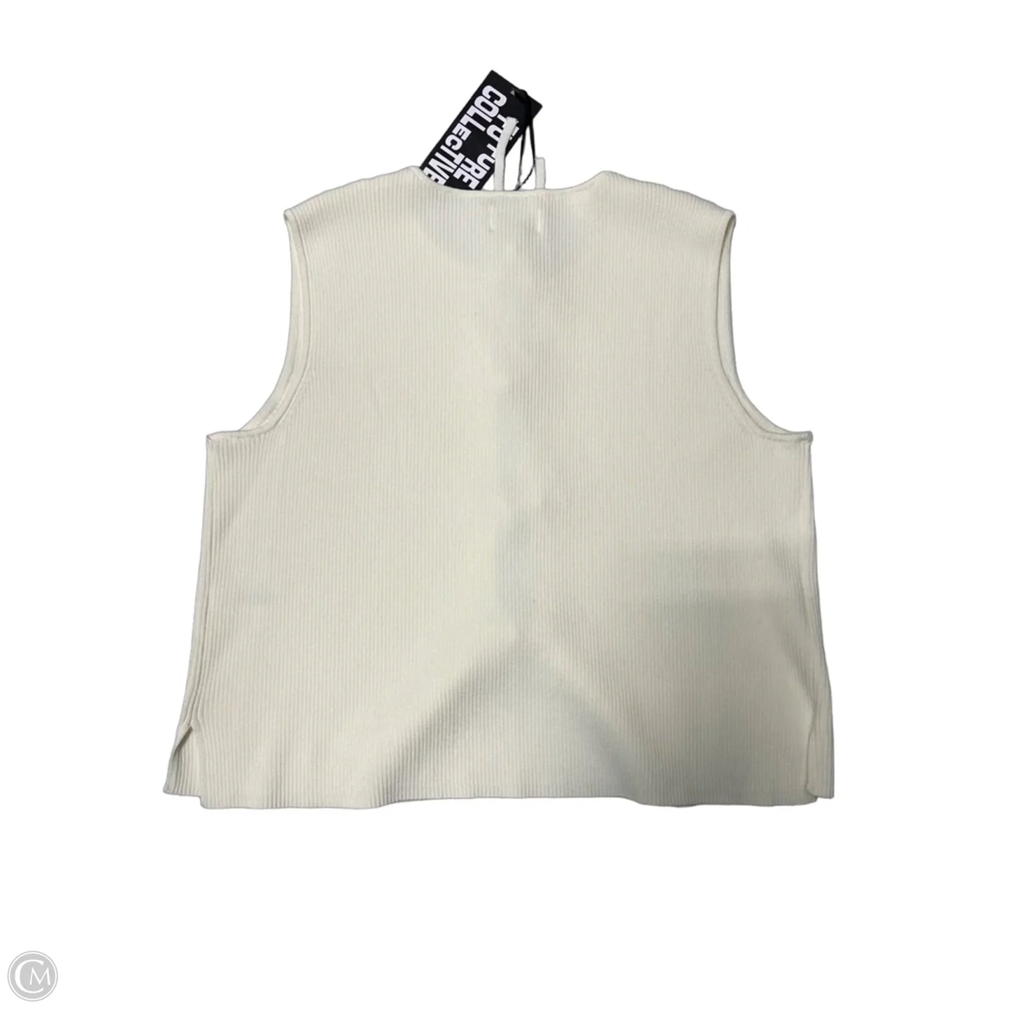 New! Top Sleeveless By Future Collective In Cream, Size: M