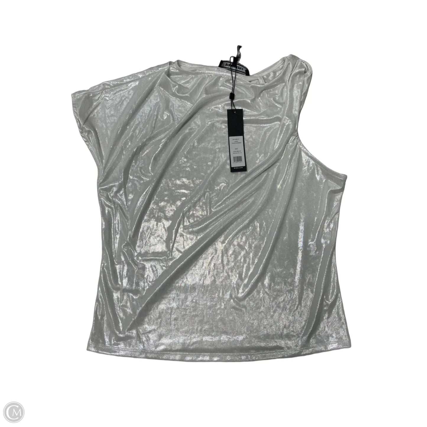 New! Top Sleeveless By Bcbgmaxazria In Black & White, Size: M