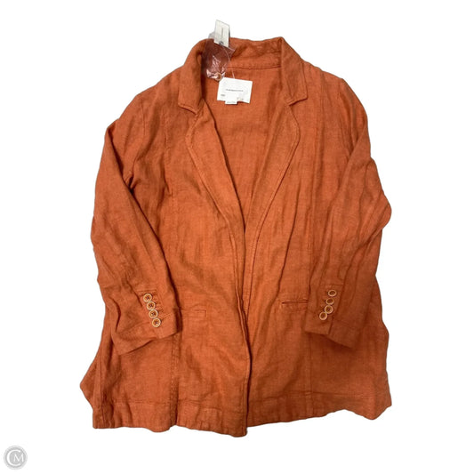 New! Blazer By Anthropologie In Orange, Size: M