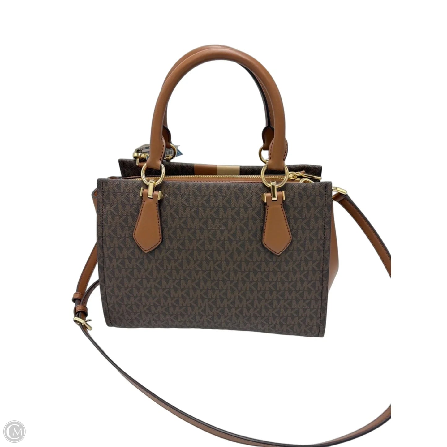 Michael Kors Marilyn Medium Logo Designer Satchel Handbag