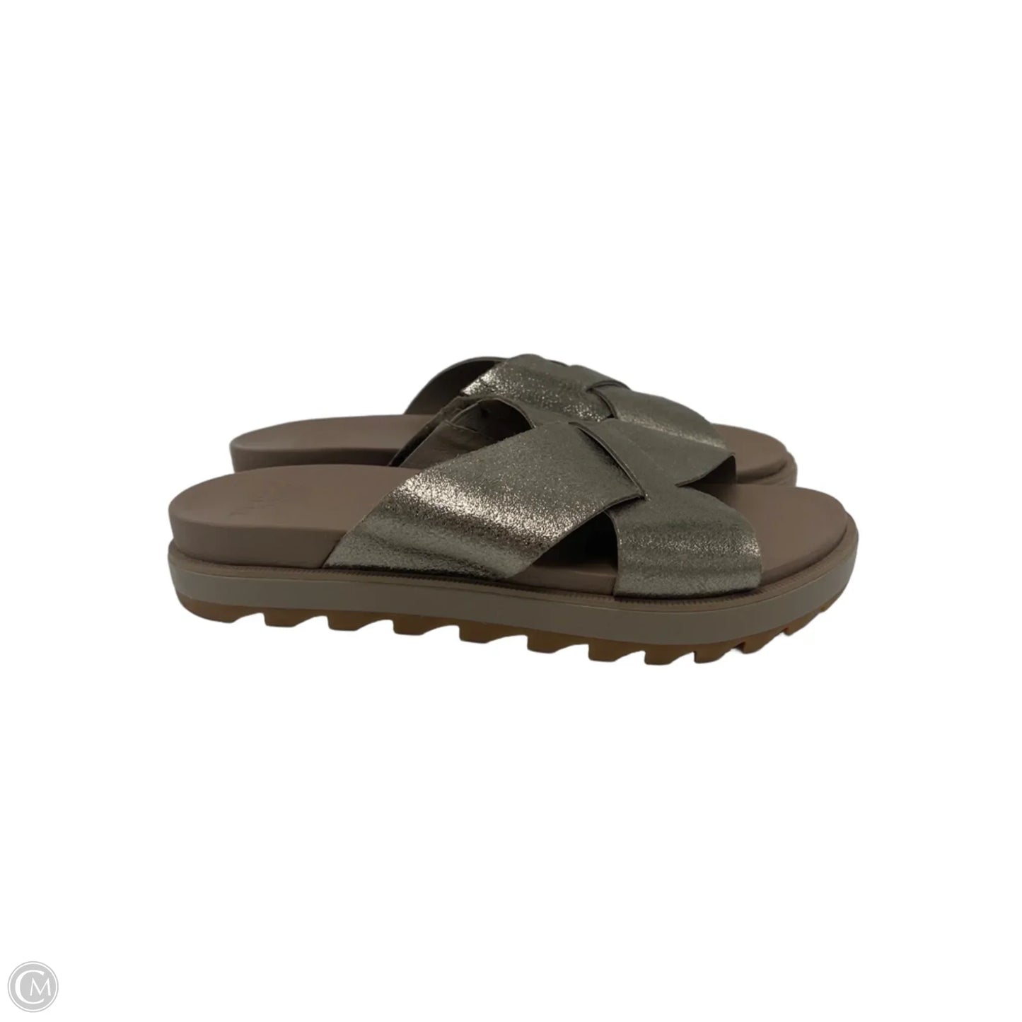 Sandals Designer By Sorel In Taupe, Size: 9
