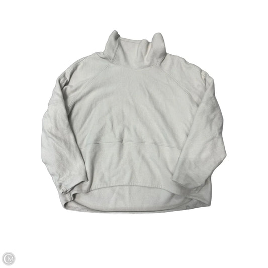 Athletic Sweatshirt Crewneck By Lululemon In Cream, Size: L