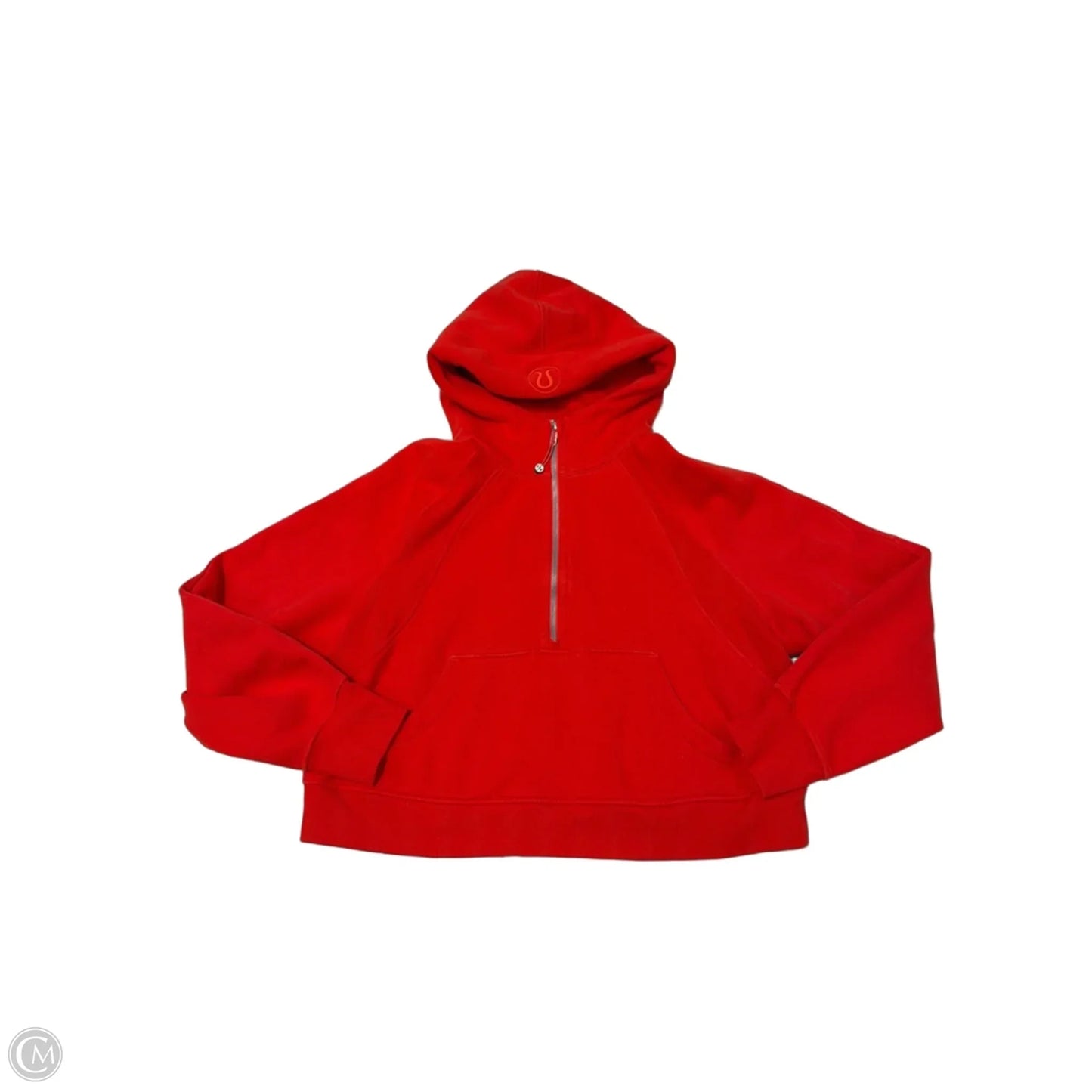 Athletic Sweatshirt Hoodie By Lululemon In Red, Size: M