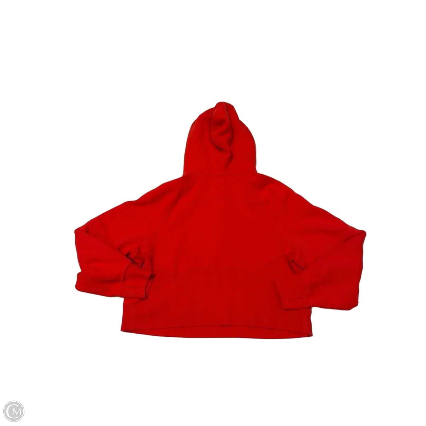 Athletic Sweatshirt Hoodie By Lululemon In Red, Size: M