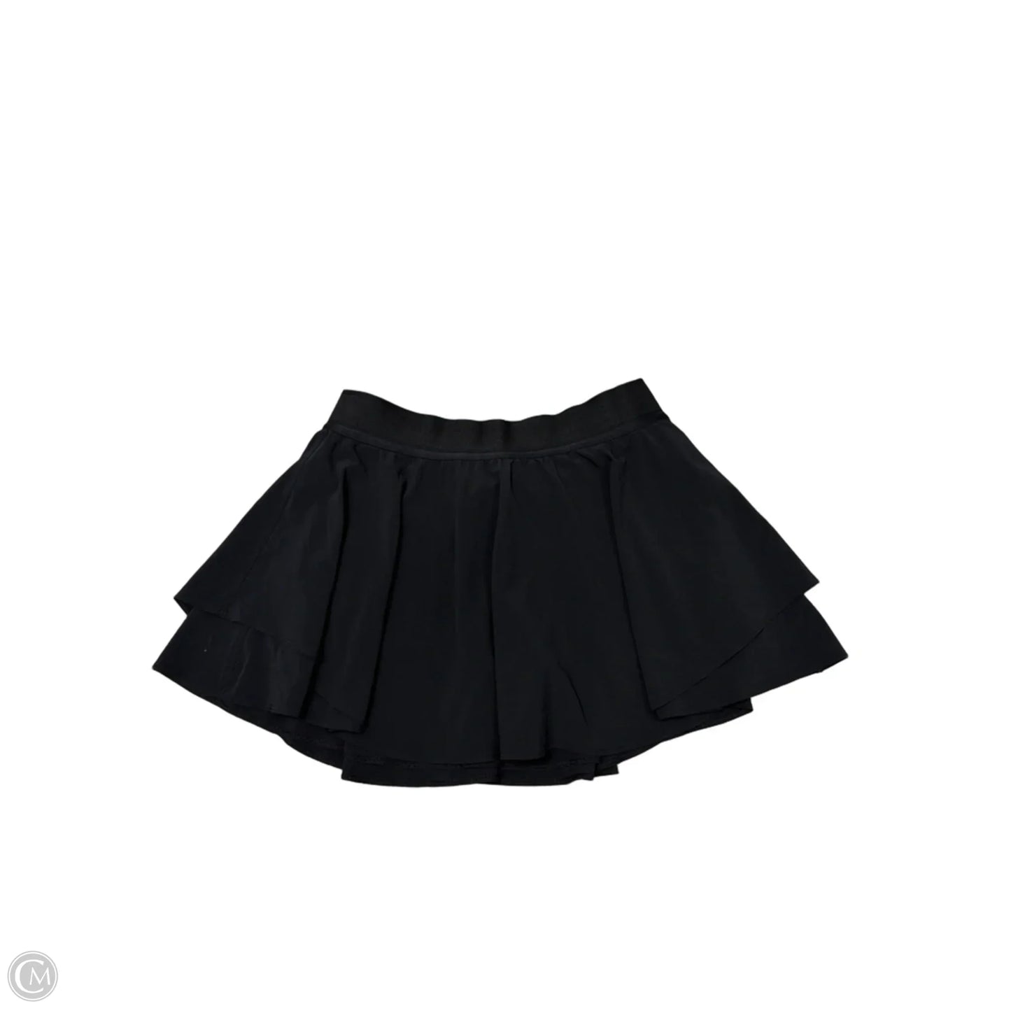 Athletic Skort By Lululemon In Black, Size: 12L