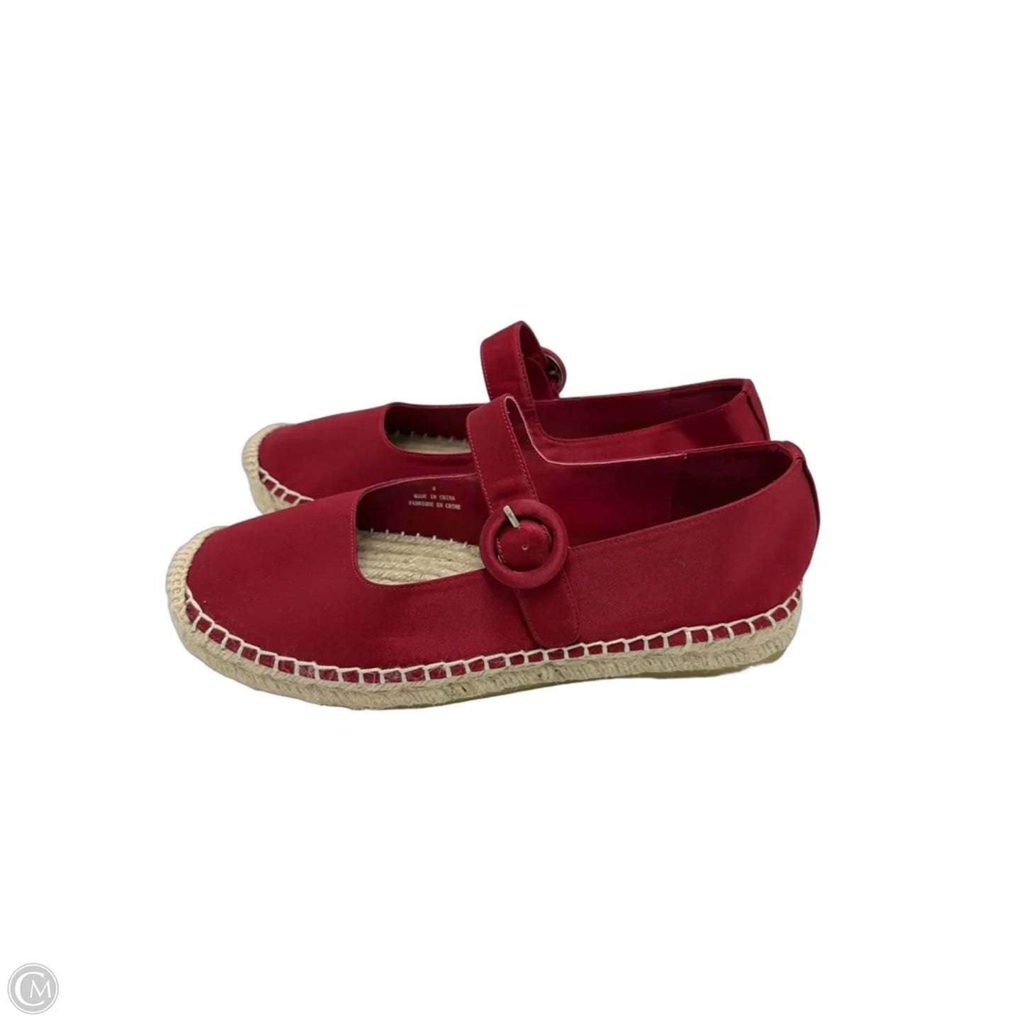 Shoes Espadrille Flats By Jeffrey Campbell In Red, Size: 8