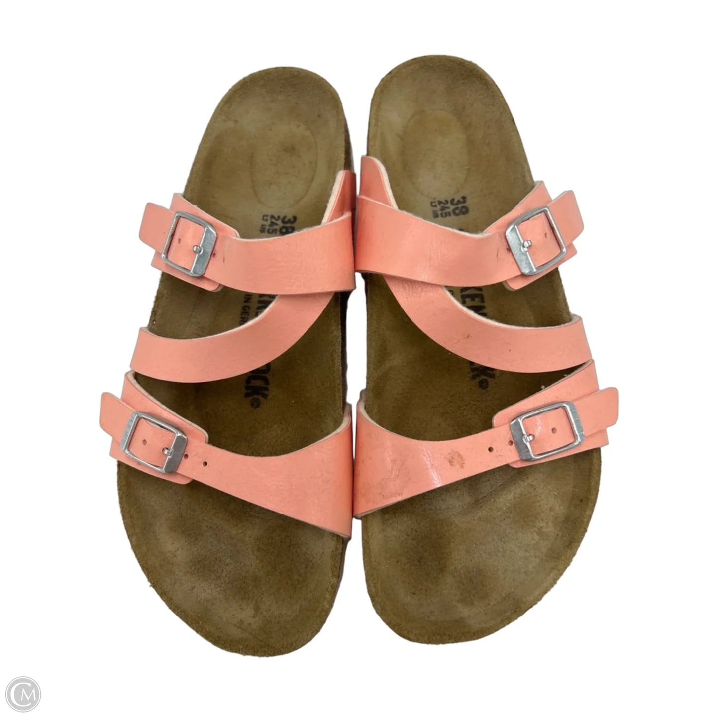 Sandals Designer By Birkenstock In Pink, Size: 7