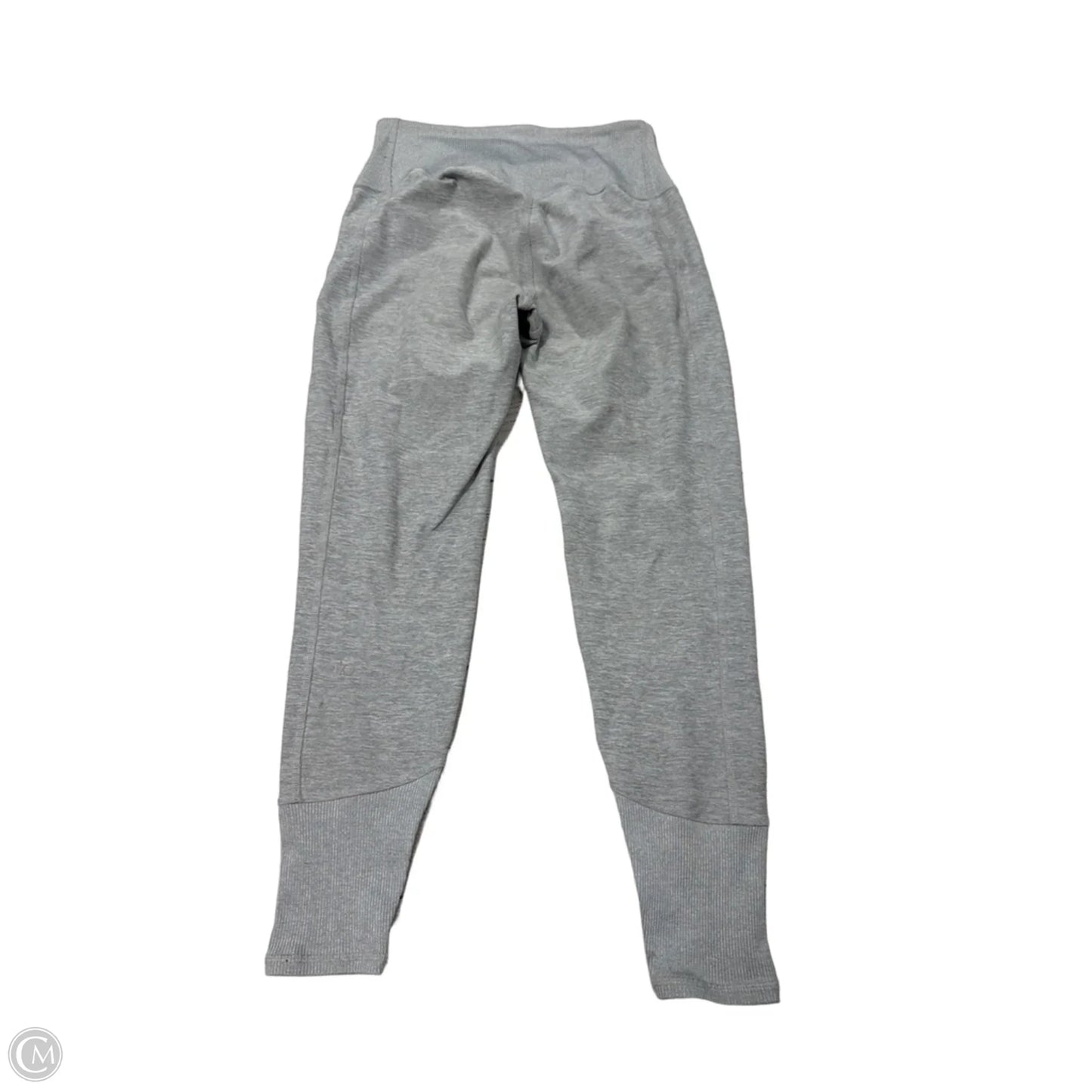 Athletic Leggings By Alo In Grey, Size: S