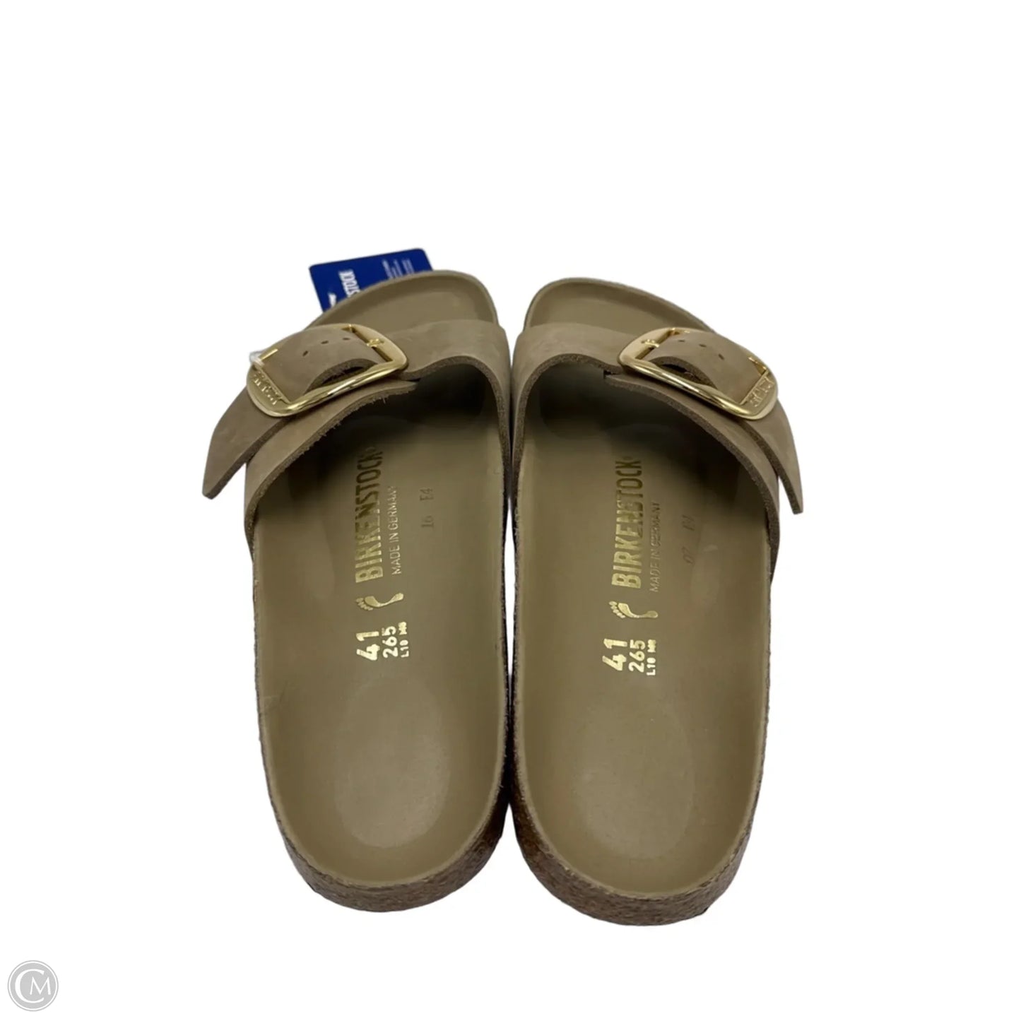 Sandals Designer By Birkenstock In Taupe, Size: 10
