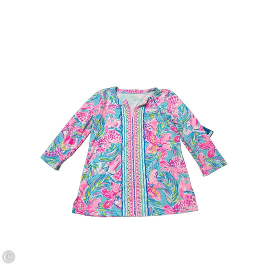 Top Long Sleeve Designer By Lilly Pulitzer In Multi-colored, Size: Xs