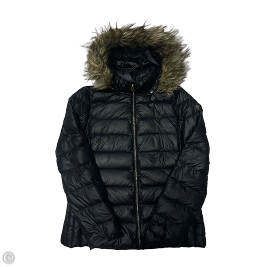 Coat Designer By Michael Kors In Black, Size: M