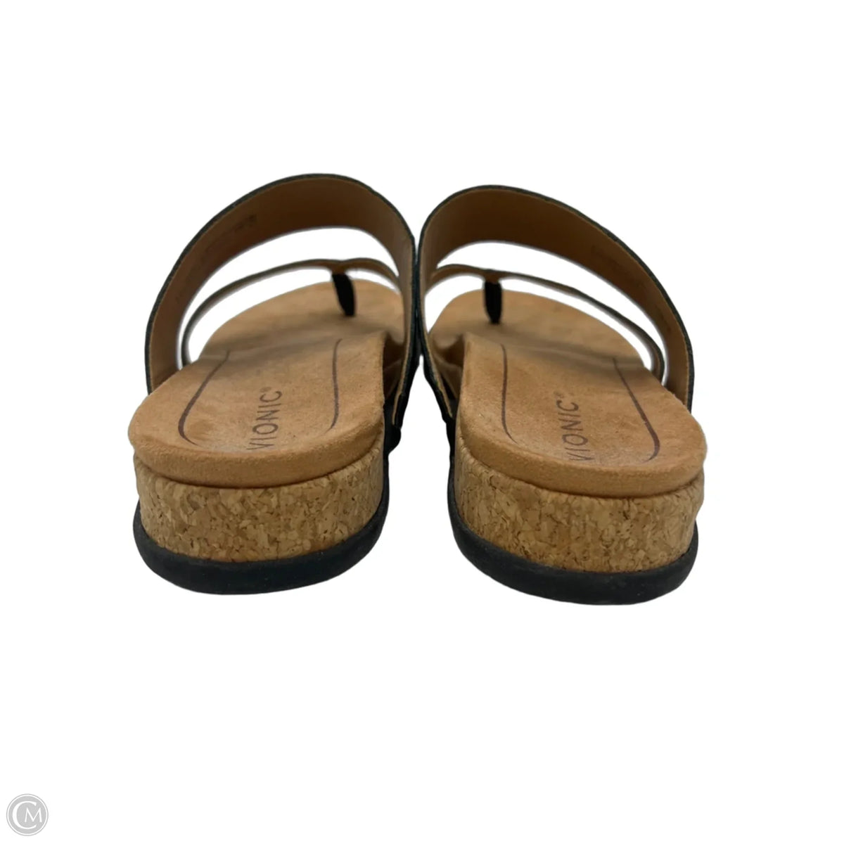 Sandals Flats By Vionic In Brown, Size: 10