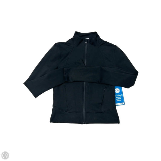 Athletic Jacket By Yogalicious In Black, Size: Xs