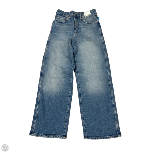 Jeans Wide Leg By J. Crew In Blue, Size: 0