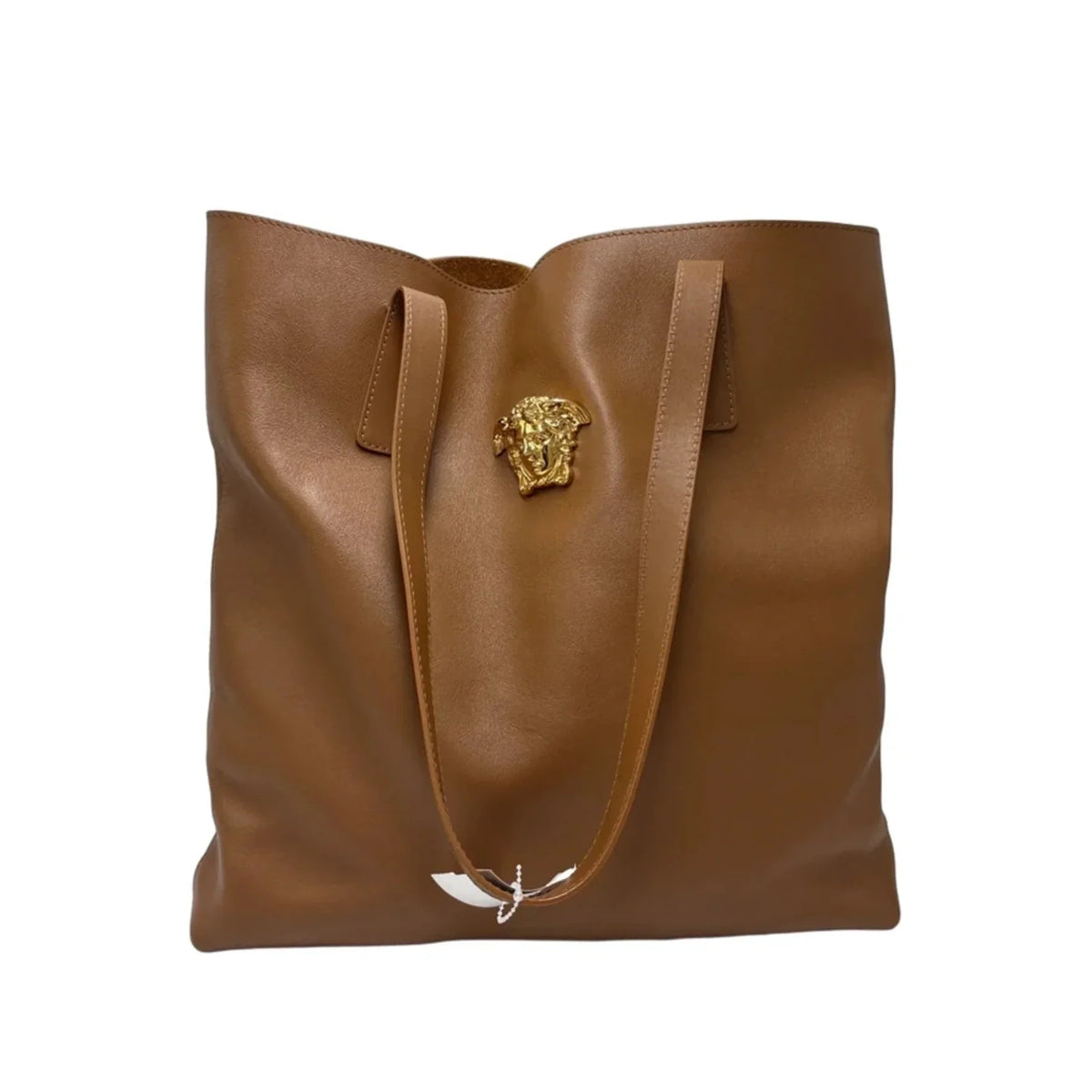 Versace La Medusa Smooth Leather Luxury Tote / Handbag