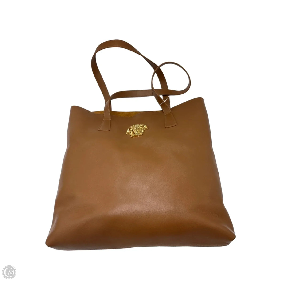Versace La Medusa Smooth Leather Luxury Tote / Handbag