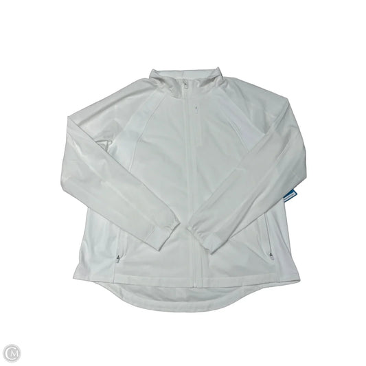 Athleta Athletic Jacket in White, Size XL