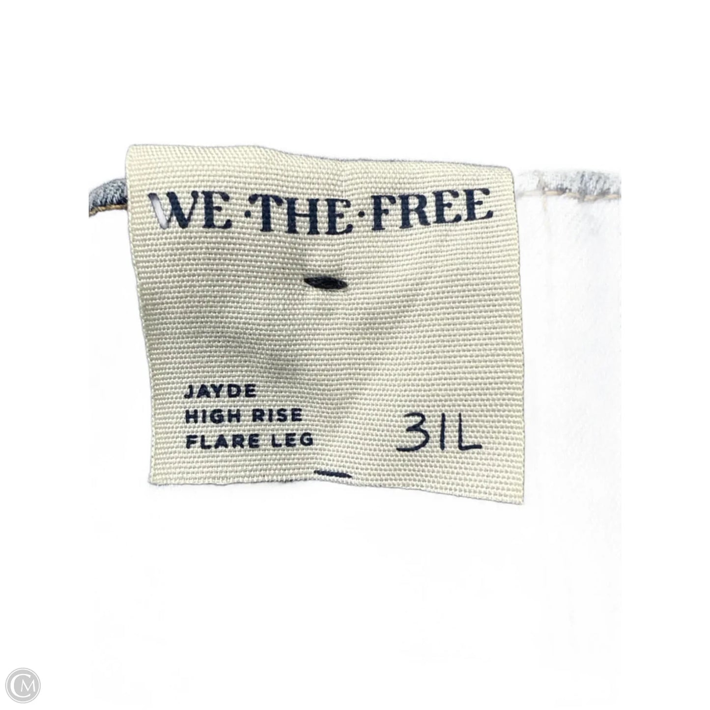 Like New! Jeans Flared By We The Free In Blue, Size: 12