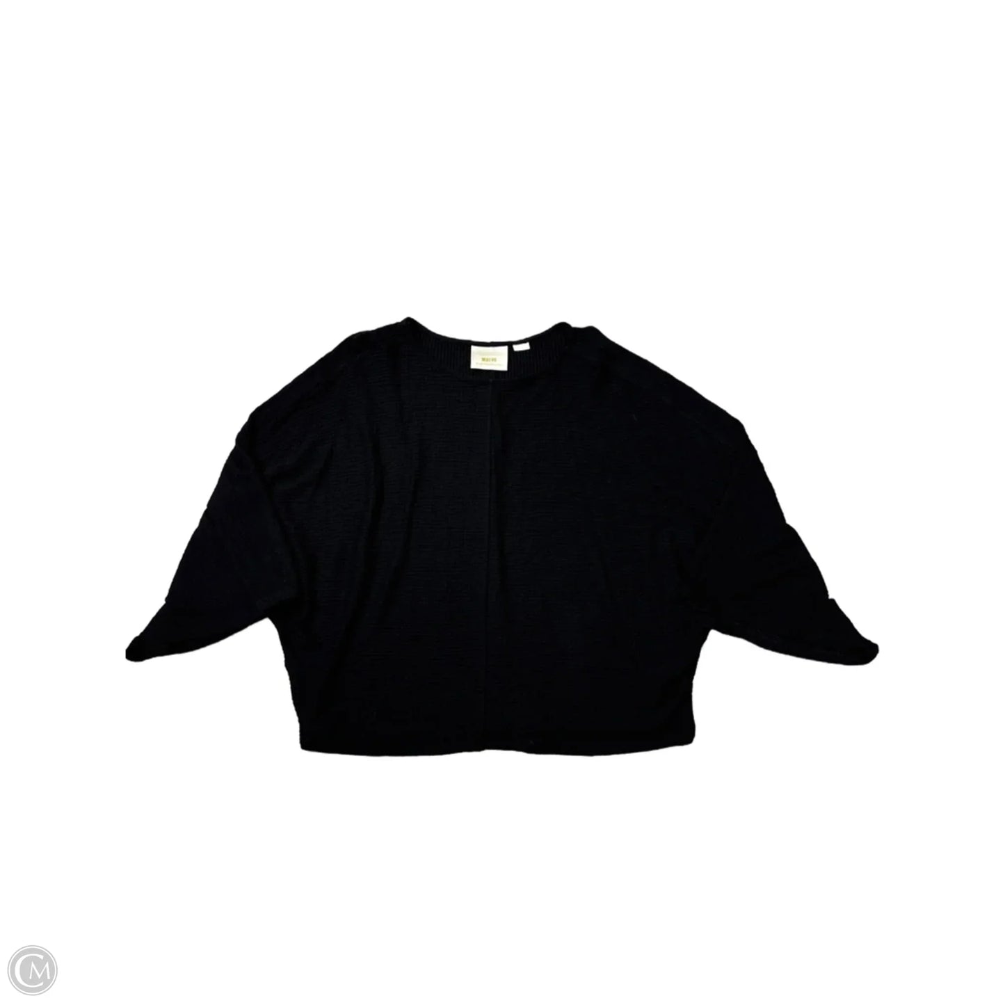 Top Short Sleeve By Maeve In Black, Size: M