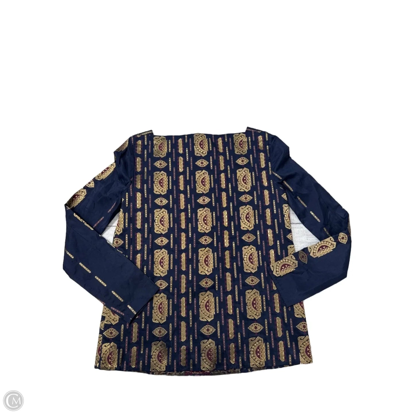 New! Top Long Sleeve Designer By Tory Burch In Navy, Size: 2