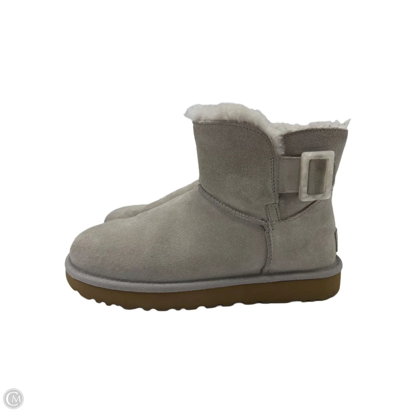Boots Designer By Ugg In Grey, Size: 8