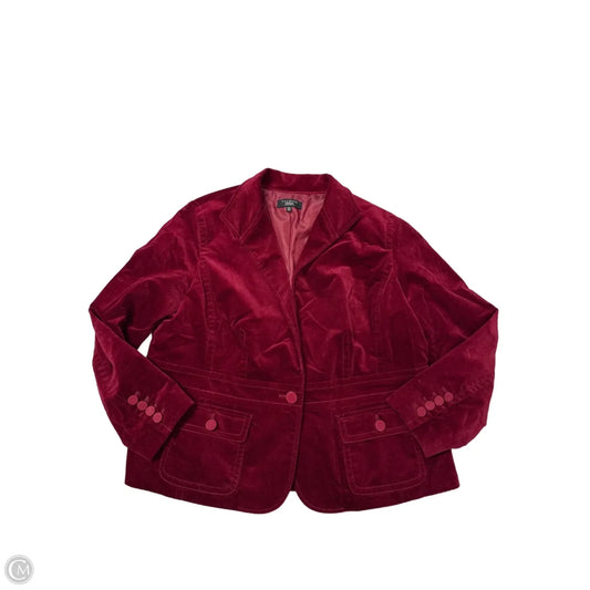 Blazer By Talbots In Red, Size: Xl