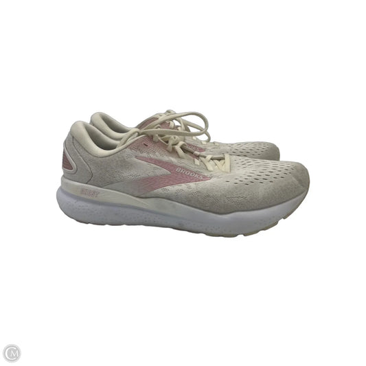 Shoes Athletic By Brooks In Pink & White, Size: 11