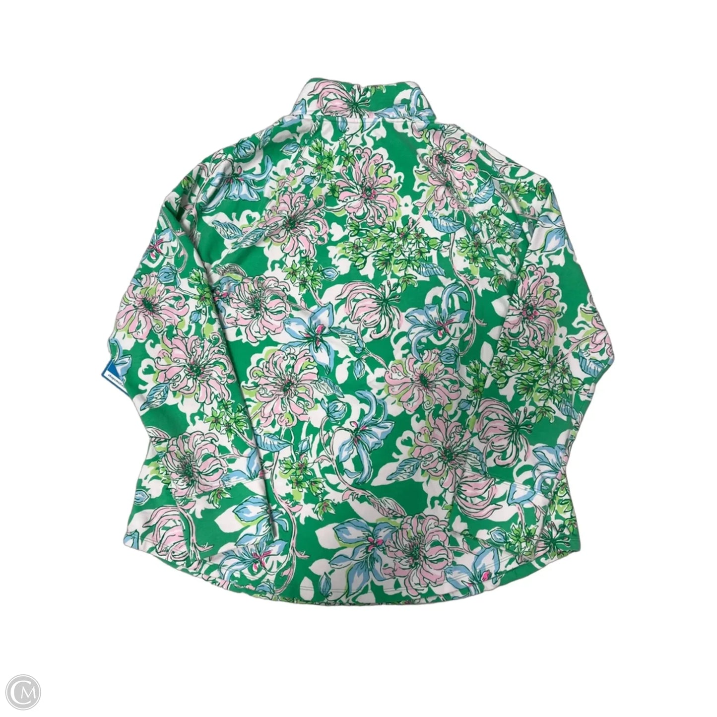 Top Long Sleeve Designer By Lilly Pulitzer In Green, Size: Xl
