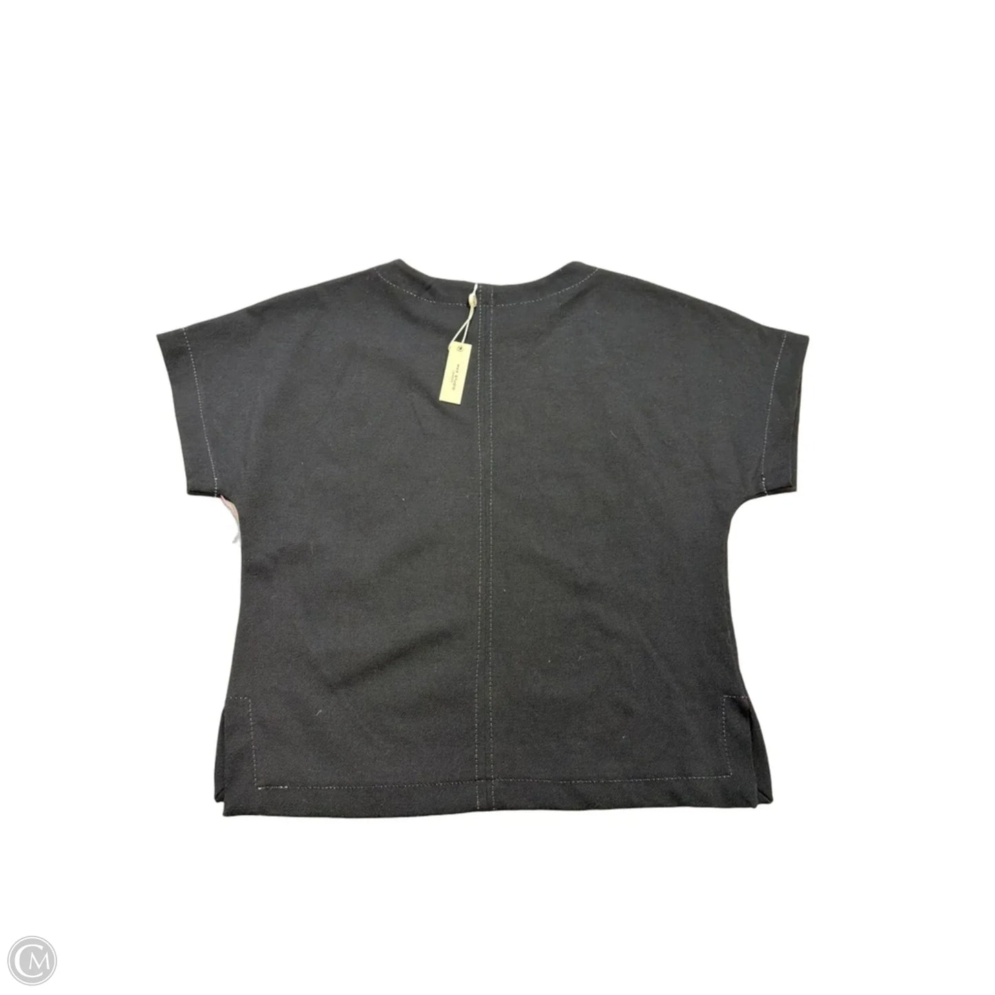 New! Top Short Sleeve By Max Studio In Black, Size: Xs