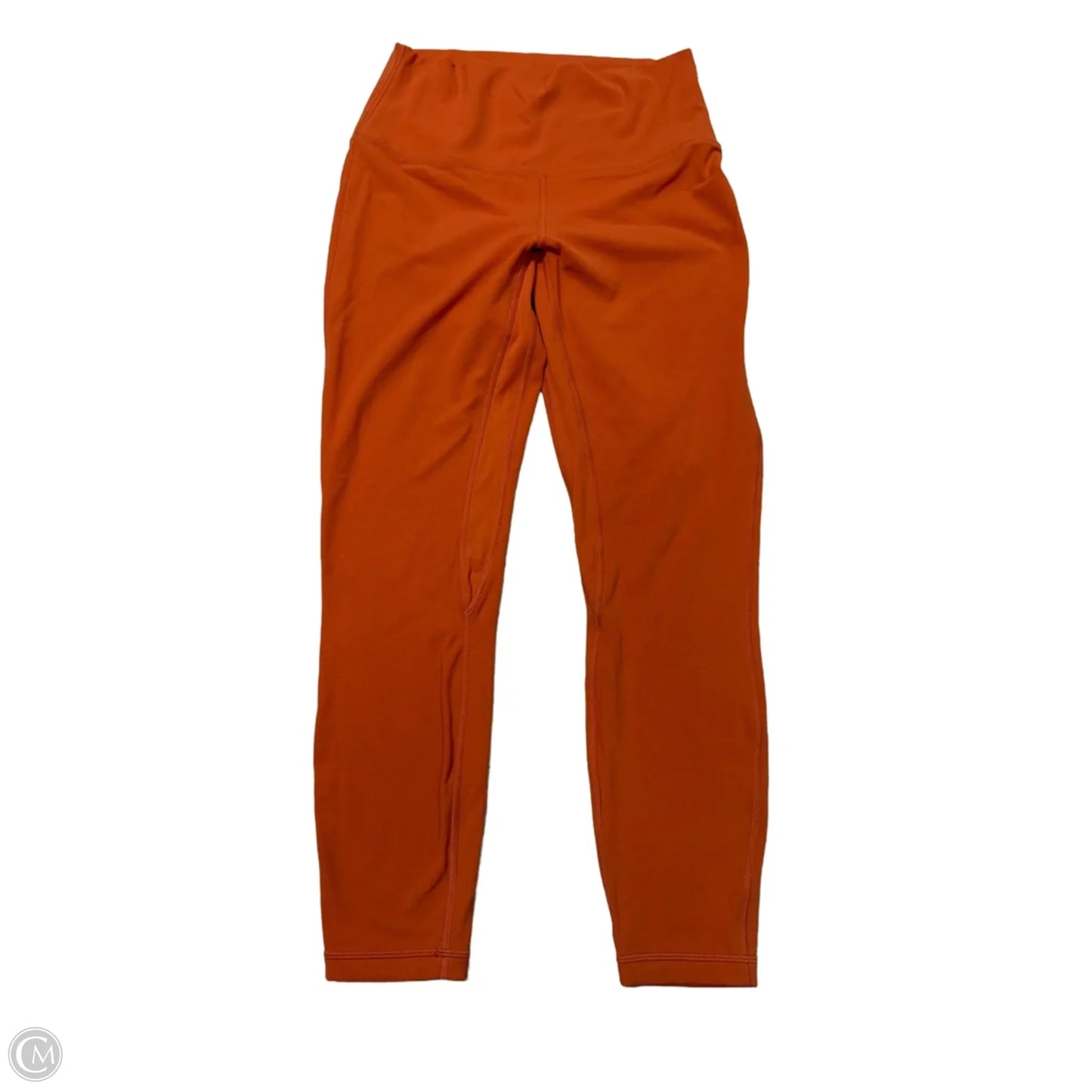 Athletic Leggings By Lululemon In Orange, Size: 8