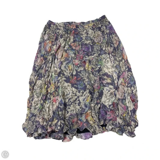 Skirt Maxi By Anthropologie In Blue & Green, Size: 22