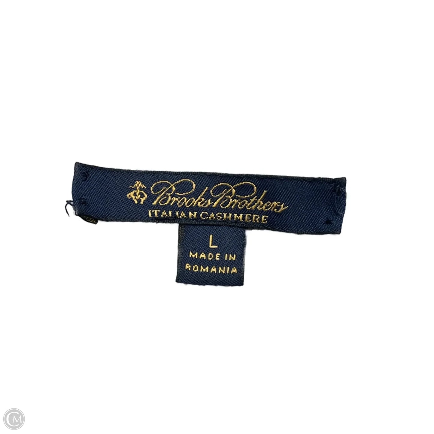Sweater Cashmere By Brooks Brothers In Grey, Size: L