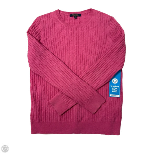 Sweater Cashmere By Brooks Brothers In Pink, Size: L