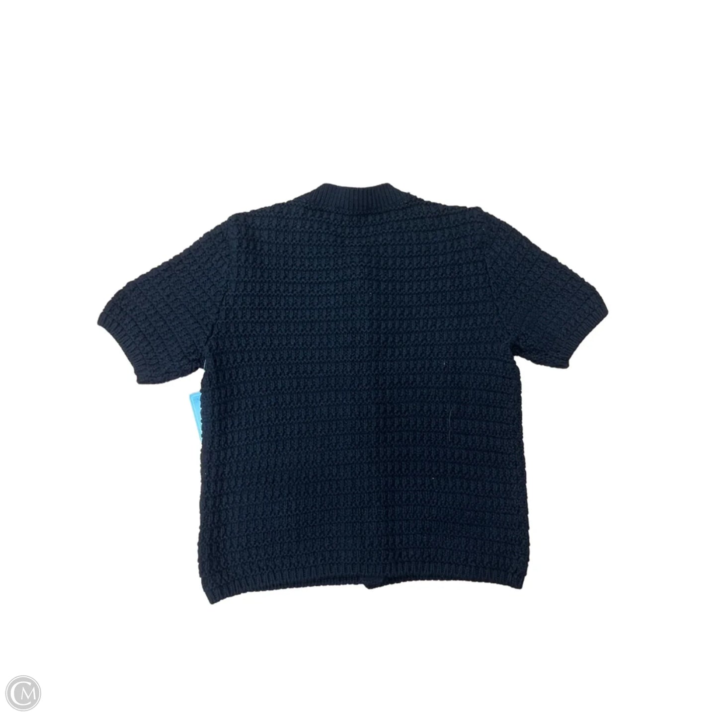 Sweater Short Sleeve By Ann Taylor In Black, Size: S