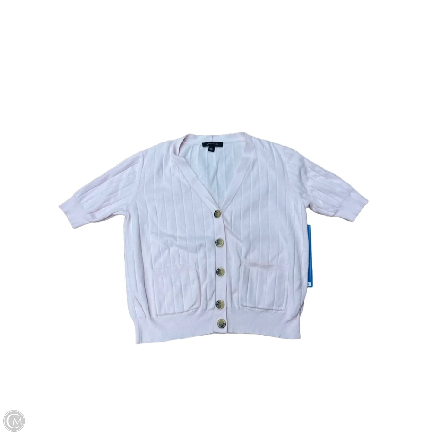 Sweater Short Sleeve By Ann Taylor In Pink, Size: S