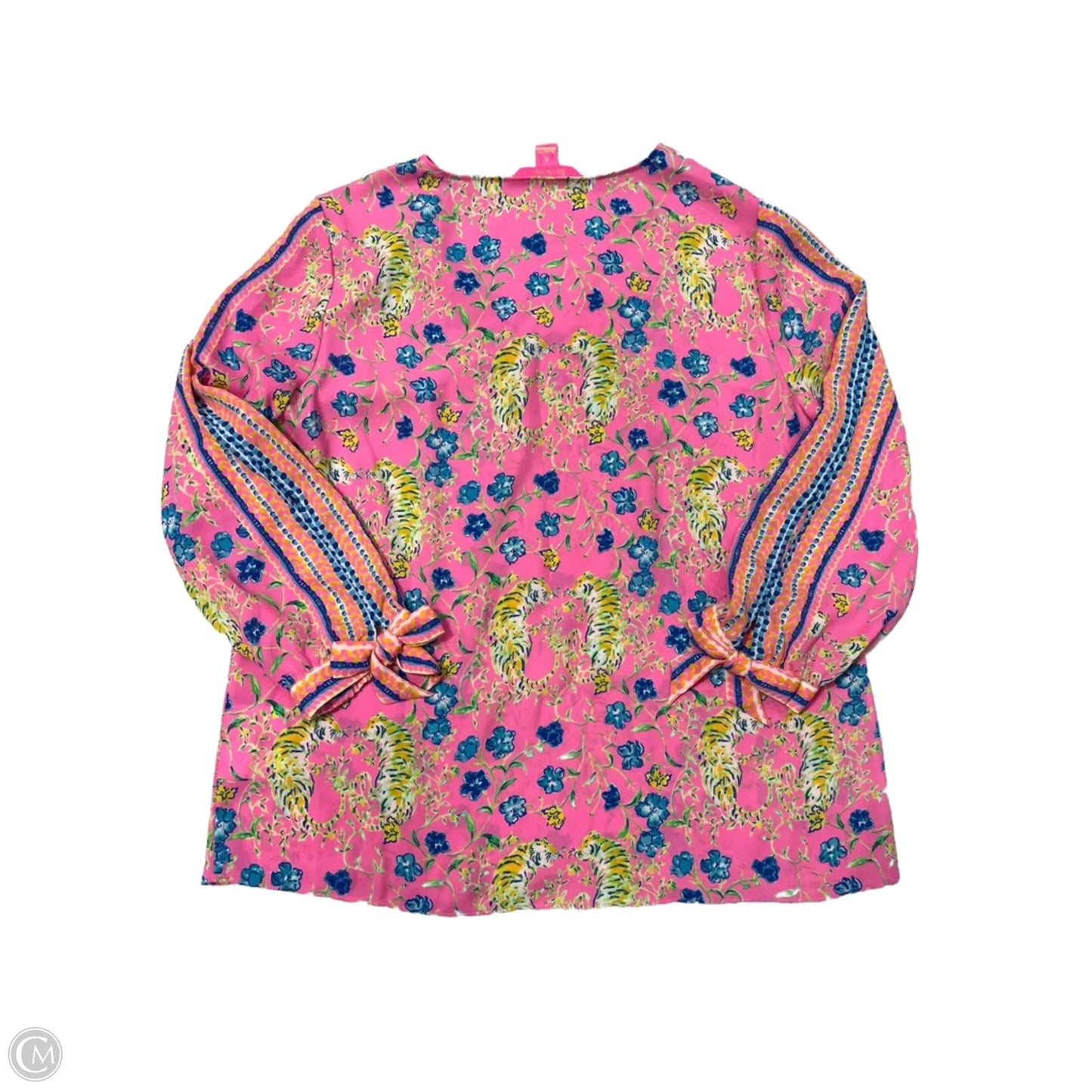 Top Long Sleeve Designer By Lilly Pulitzer In Pink, Size: S